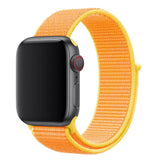 Maxbell For Apple Watch Strap Nylon Watch Strap Sports Loop  Yellow