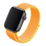 Maxbell For Apple Watch Strap Nylon Watch Strap Sports Loop  Yellow