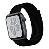 Maxbell For Apple Watch Strap Nylon Watch Strap Sports Loop  Black