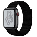 Maxbell For Apple Watch Strap Nylon Watch Strap Sports Loop  Black