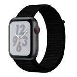 Maxbell For Apple Watch Strap Nylon Watch Strap Sports Loop  Black