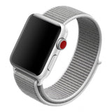 Maxbell For Apple Watch Strap Nylon Watch Strap Sports Loop  Cold White