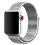 Maxbell For Apple Watch Strap Nylon Watch Strap Sports Loop  Cold White