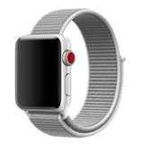 Maxbell For Apple Watch Strap Nylon Watch Strap Sports Loop  Cold White