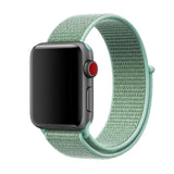 Maxbell For Apple Watch Strap Nylon Watch Strap Sports Loop  Cyan