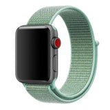 Maxbell For Apple Watch Strap Nylon Watch Strap Sports Loop  Cyan