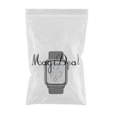 Maxbell For Apple Watch Strap Nylon Watch Strap Sports Loop  Black + White