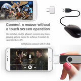 Max 2Pcs Micro USB 2.0 to Mini OTG Converter Hub Adapter for Laptop PC Android