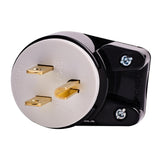 Maxbell NEMA LK7515PT 5-15P Grounding Locking Plug, 15A 125V AC, 2 Pole 3 Wire