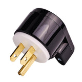 Maxbell NEMA LK7515PT 5-15P Grounding Locking Plug, 15A 125V AC, 2 Pole 3 Wire