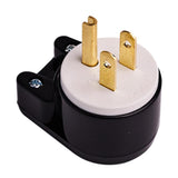 Maxbell NEMA LK7515PT 5-15P Grounding Locking Plug, 15A 125V AC, 2 Pole 3 Wire