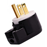 Maxbell NEMA LK7515PT 5-15P Grounding Locking Plug, 15A 125V AC, 2 Pole 3 Wire