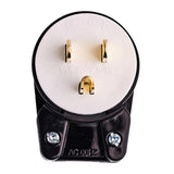 Maxbell NEMA LK7515PT 5-15P Grounding Locking Plug, 15A 125V AC, 2 Pole 3 Wire
