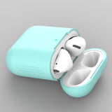 Maxbell Earphones Protective Cover for Airpods Wireless Earphone Case Mint green