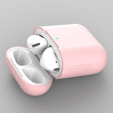 Maxbell Earphones Protective Cover for Airpods Wireless Earphone Case Light pink