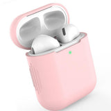 Maxbell Earphones Protective Cover for Airpods Wireless Earphone Case Light pink