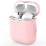 Maxbell Earphones Protective Cover for Airpods Wireless Earphone Case Light pink