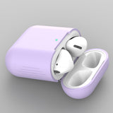 Maxbell Earphones Protective Cover for Airpods Wireless Earphone Case Light purple