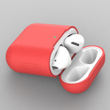 Maxbell Earphones Protective Cover for Airpods Wireless Earphone Case Red