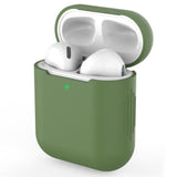 Maxbell Earphones Protective Cover for Airpods Wireless Earphone Case Mustard green