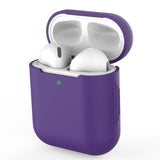 Maxbell Earphones Protective Cover for Airpods Wireless Earphone Case Deep purple
