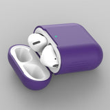 Maxbell Earphones Protective Cover for Airpods Wireless Earphone Case Deep purple