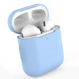 Maxbell Earphones Protective Cover for Airpods Wireless Earphone Case Blue