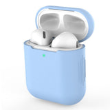 Maxbell Earphones Protective Cover for Airpods Wireless Earphone Case Blue