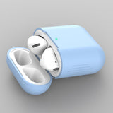 Maxbell Earphones Protective Cover for Airpods Wireless Earphone Case Blue