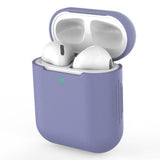 Maxbell Earphones Protective Cover for Airpods Wireless Earphone Case Lavender