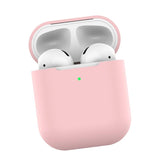 Maxbell Silicone Earphone Case Protective Skin Cover For Apple AirPod Pale Pink