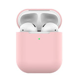 Maxbell Silicone Earphone Case Protective Skin Cover For Apple AirPod Pale Pink