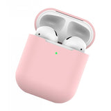 Maxbell Silicone Earphone Case Protective Skin Cover For Apple AirPod Pale Pink