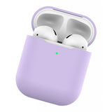 Maxbell Silicone Earphone Case Protective Skin Cover For Apple AirPod Lavender