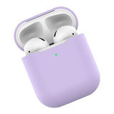 Maxbell Silicone Earphone Case Protective Skin Cover For Apple AirPod Lavender