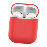 Maxbell Silicone Earphone Case Protective Skin Cover For Apple AirPod Red
