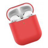 Maxbell Silicone Earphone Case Protective Skin Cover For Apple AirPod Red