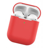 Maxbell Silicone Earphone Case Protective Skin Cover For Apple AirPod Red