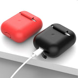 Maxbell Silicone Earphone Case Protective Skin Cover For Apple AirPod Red