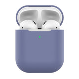 Maxbell Silicone Earphone Case Protective Skin Cover For Apple AirPod Lavender Ash