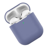Maxbell Silicone Earphone Case Protective Skin Cover For Apple AirPod Lavender Ash
