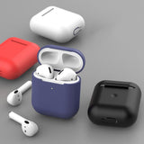 Maxbell Silicone Earphone Case Protective Skin Cover For Apple AirPod Lavender Ash