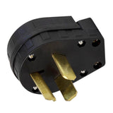 Maxbell NEMA 10-30P Grounding Locking Plug, 30A 250V AC, 3 Pin Male Self-wiring Plug