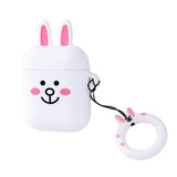 Maxbell Airpods Headphones Silicone Case Drop proof Dustproof Kani rabbit