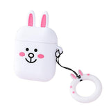 Maxbell Airpods Headphones Silicone Case Drop proof Dustproof Kani rabbit