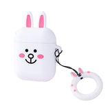 Maxbell Airpods Headphones Silicone Case Drop proof Dustproof Kani rabbit