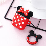 Maxbell Airpods Headphones Silicone Case Drop proof Dustproof Minnie