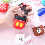 Maxbell Airpods Headphones Silicone Case Drop proof Dustproof Mickey