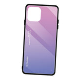 Maxbell Gradient glass cover case for iPhone 11 Purple 6.5 inch for iPhone11 Pro MAX - Aladdin Shoppers