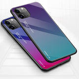 Maxbell Gradient glass cover case for iPhone 11 6.1 inch for iPhone 11 - Aladdin Shoppers